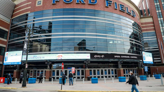 Detroit Lions home stadium at Ford Field